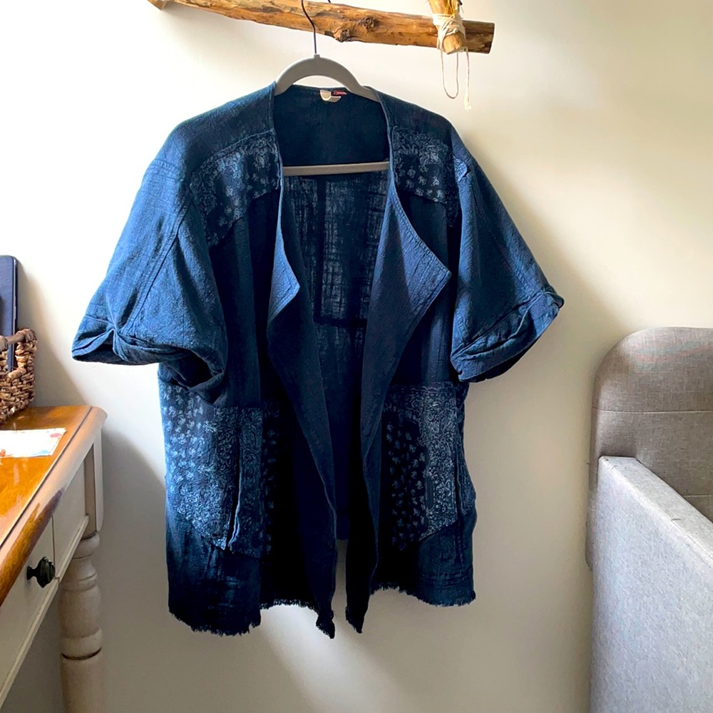 Anthropologie Pilcro Denim Kimono Jacket